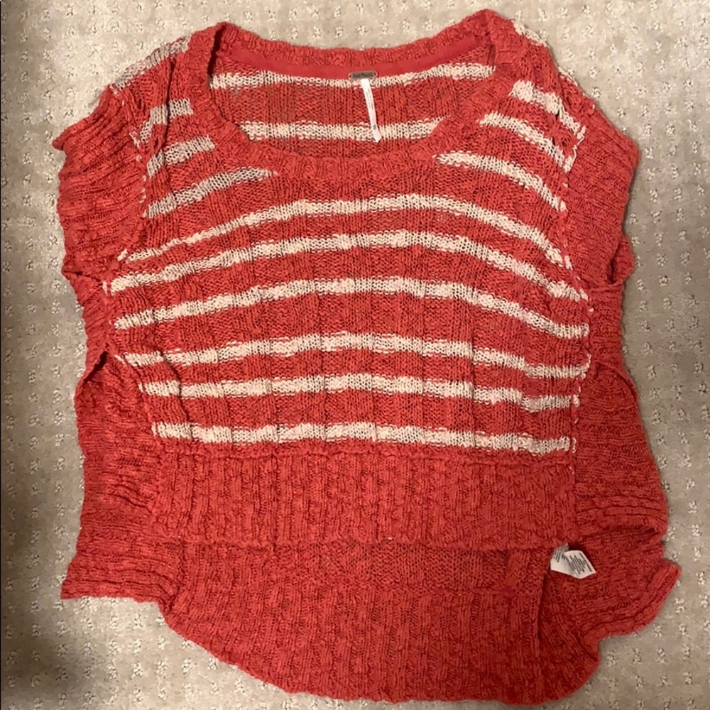 Free people short sleeve sweater